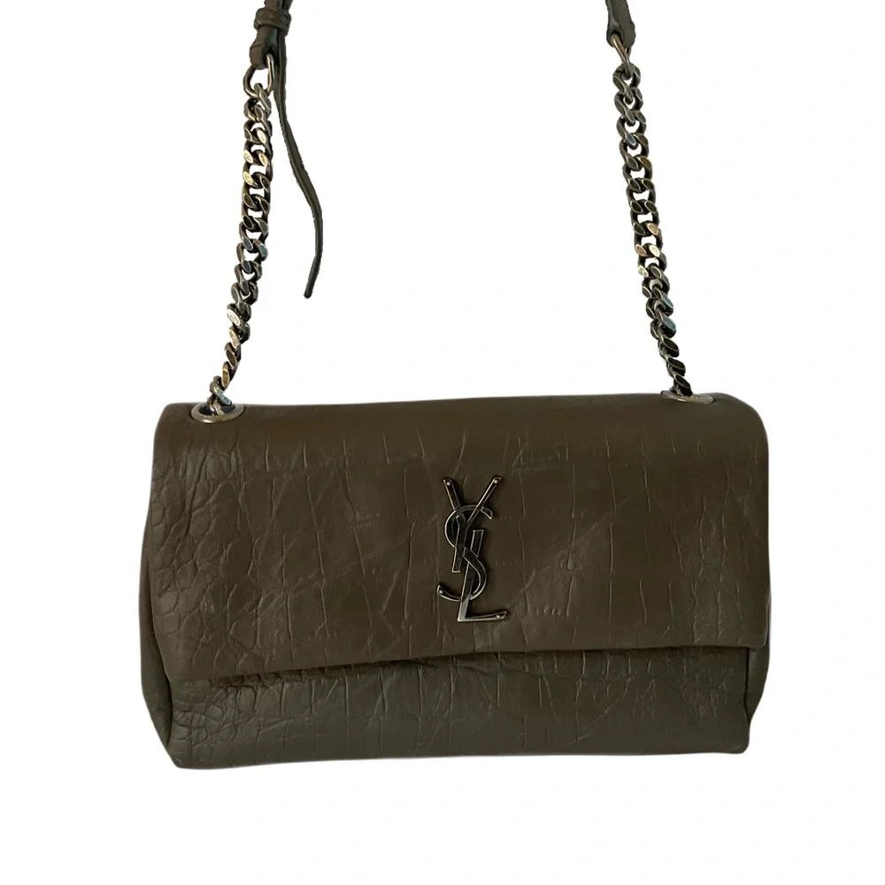 Saint Laurent Medium Monogram West Hollywood Bag - Grey - Picture 2 of 9